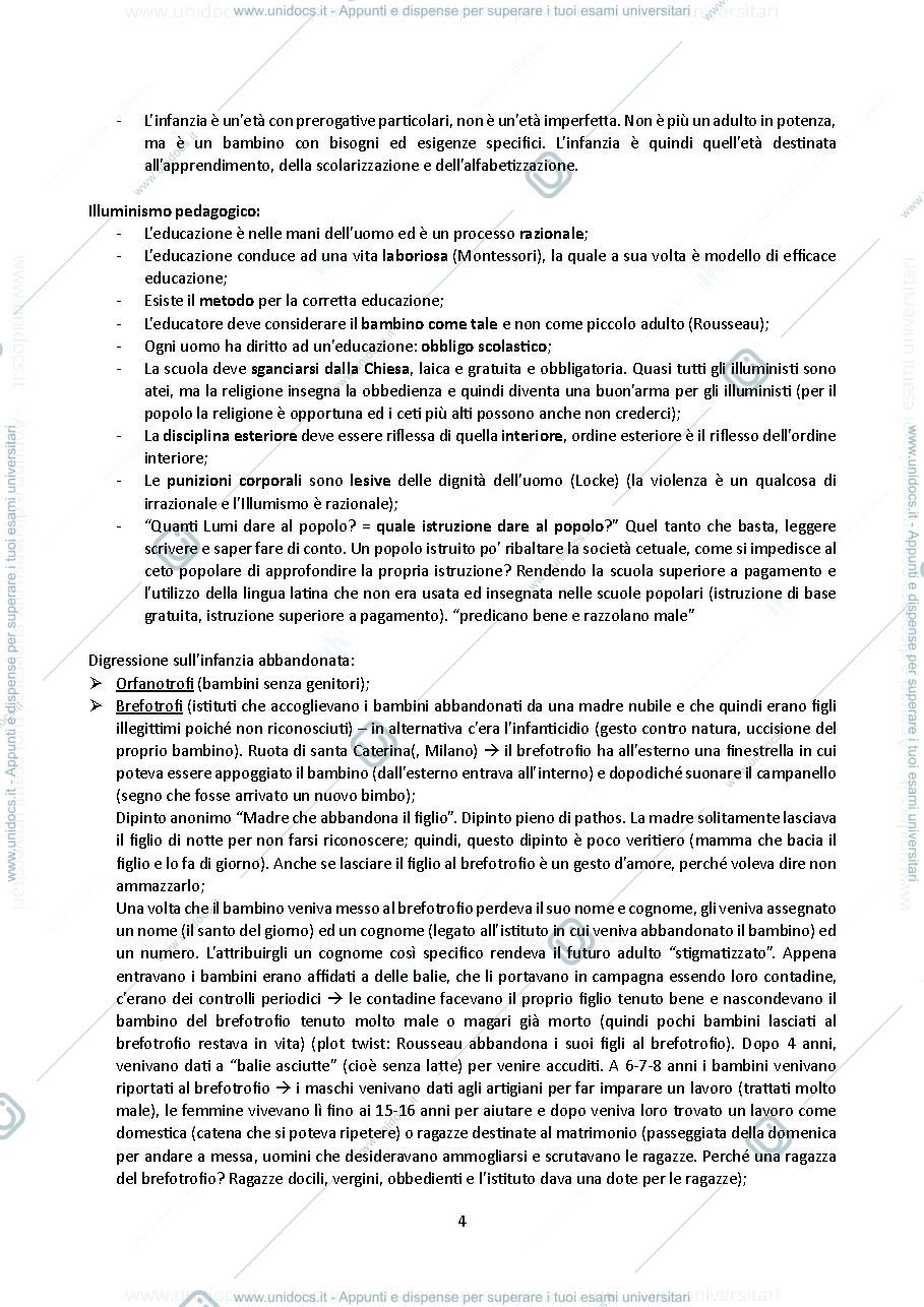 Anteprima pagina 4 — Appunti storia della letteratura