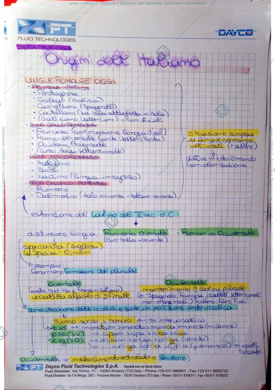Anteprima pagina 2 — appunti dal corso storia della lingua - Cacia