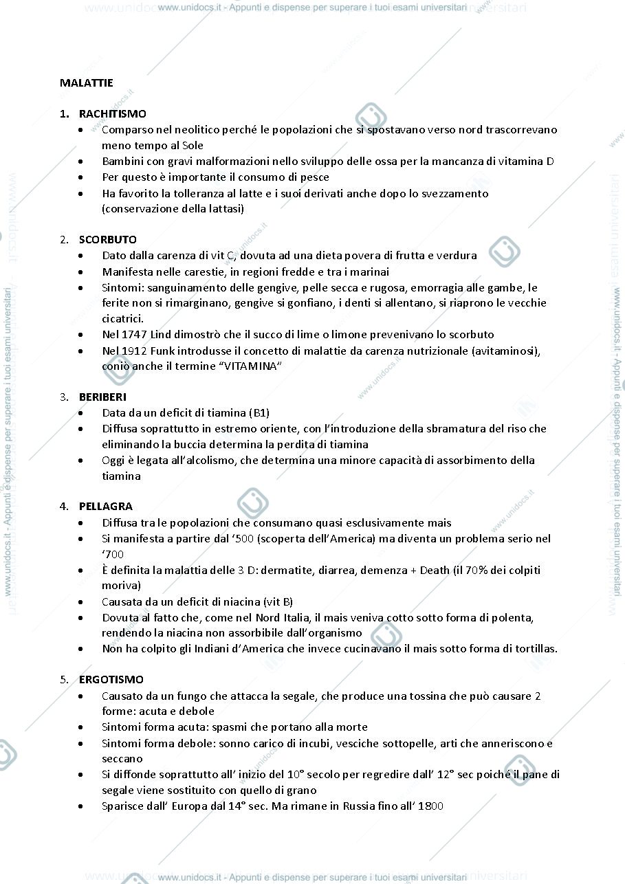 Anteprima pagina 1 — Elenco malattie nella storia