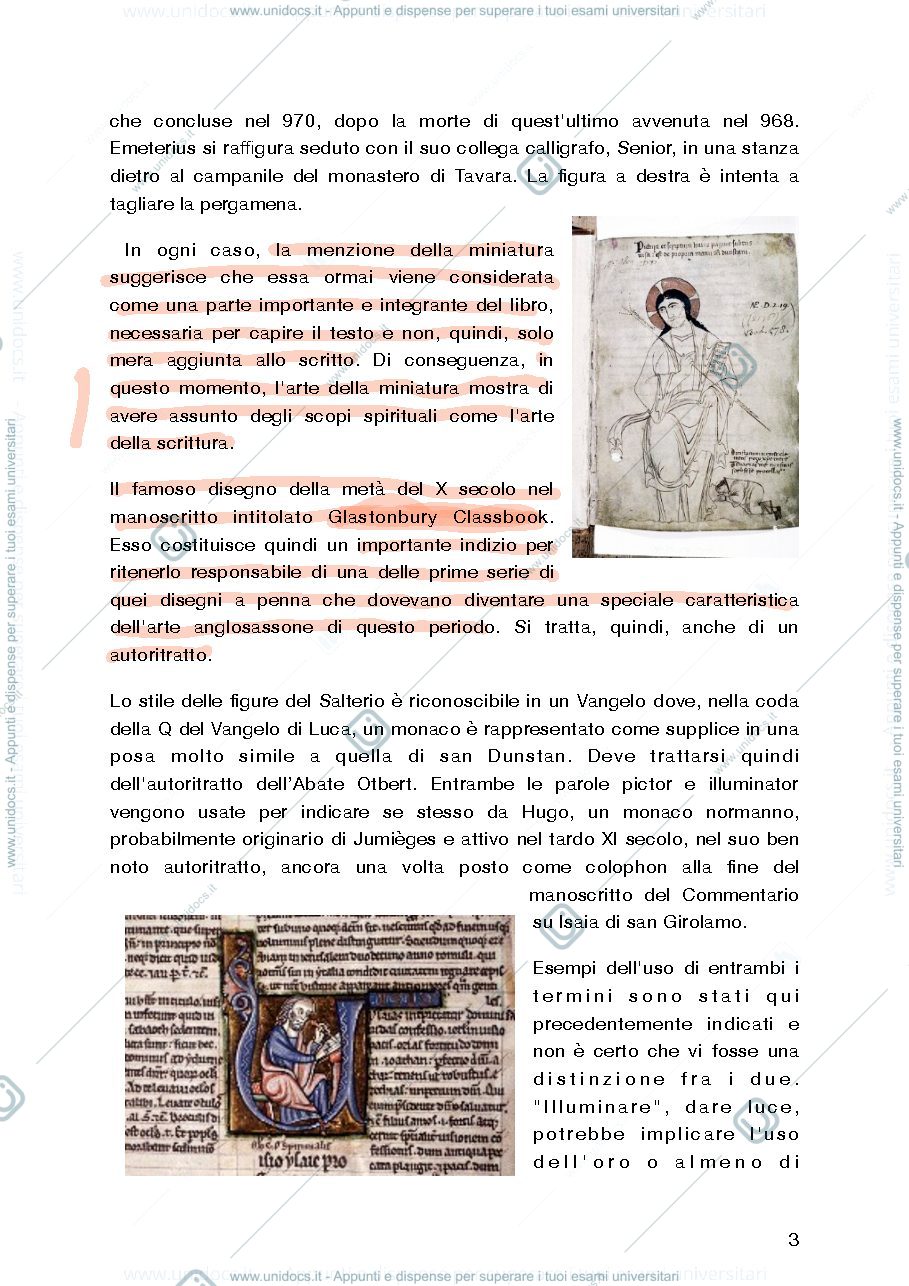 Anteprima pagina 3 — I miniatori medievali e il loro metodo di lavoro - Alexander
