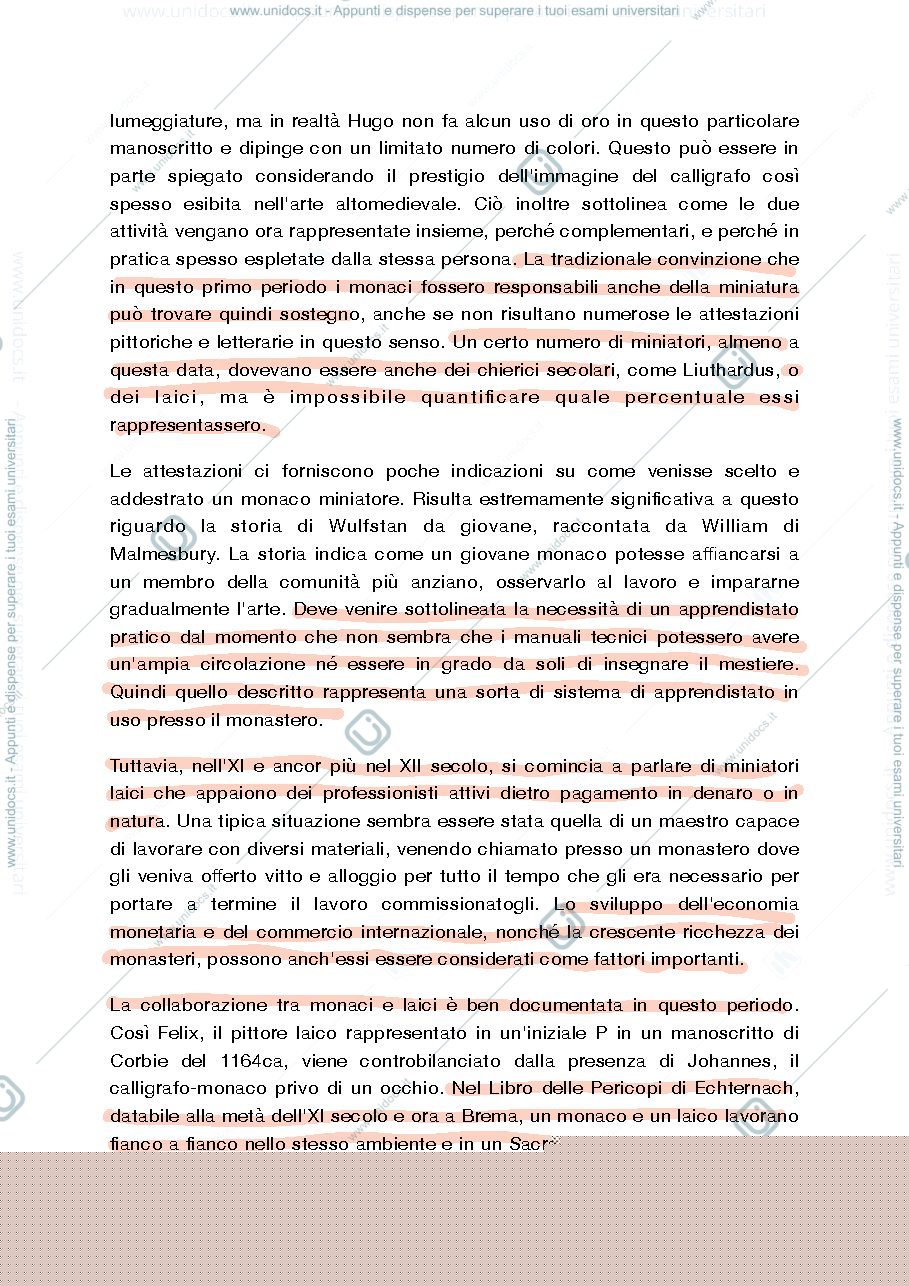 Anteprima pagina 4 — I miniatori medievali e il loro metodo di lavoro - Alexander
