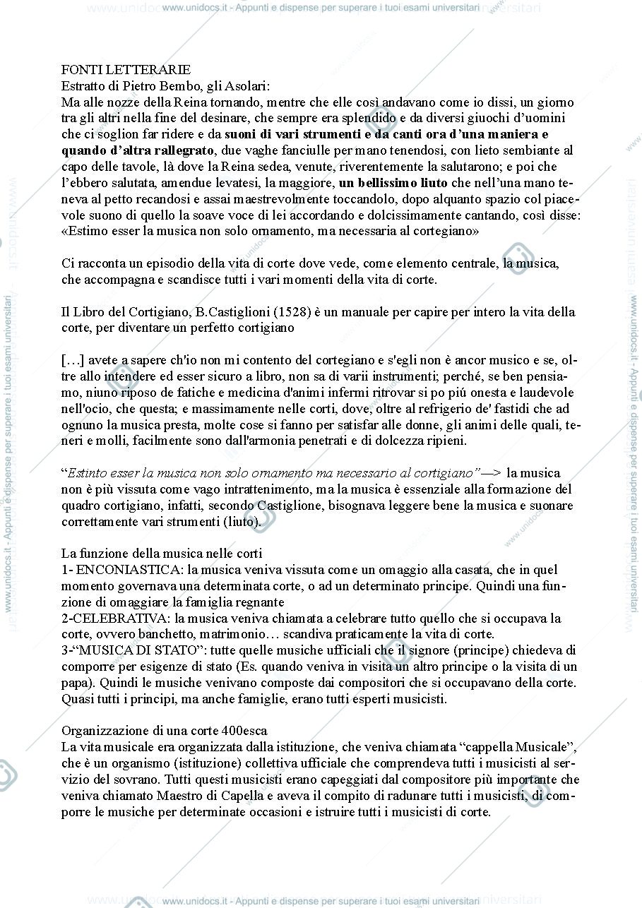 Anteprima pagina 3 — Storia della Musica Modulo 1