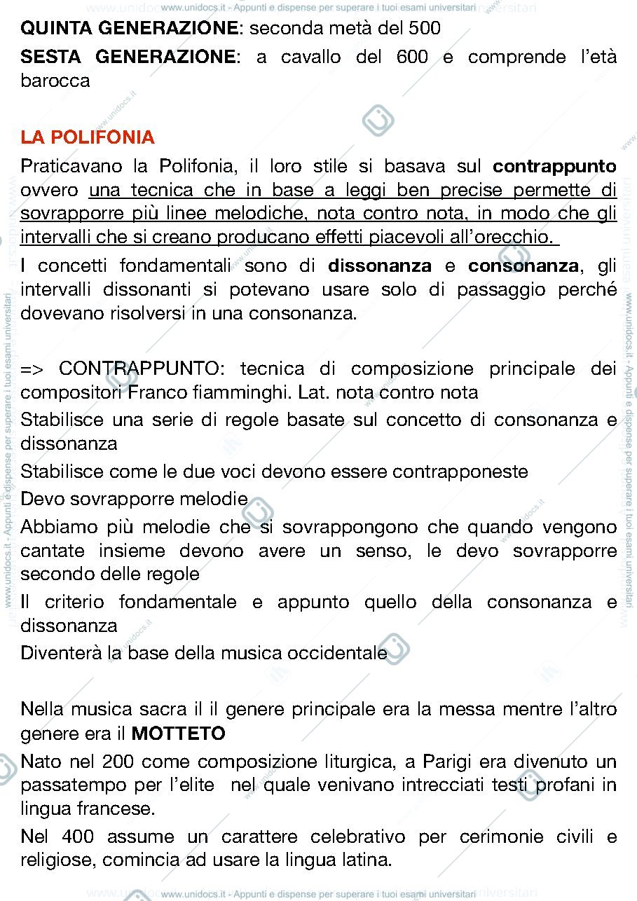 Anteprima pagina 3 — Modulo 1 storia della musica 