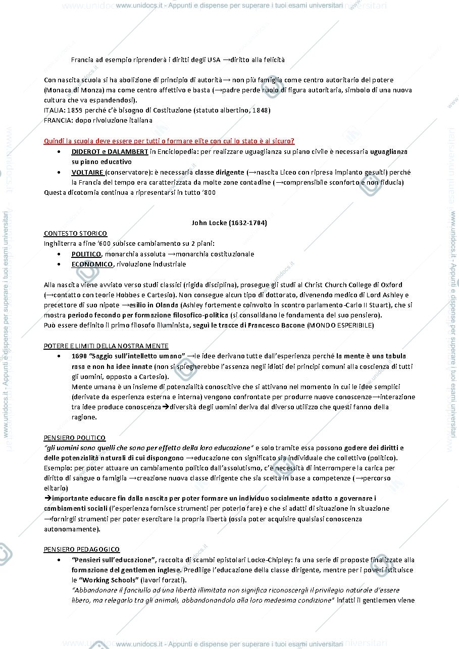 Anteprima pagina 2 — Storia della pedagogia Tiziana Pironi