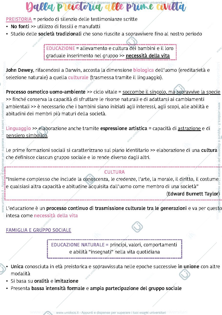 Anteprima pagina 4 — Riassunto manuale e appunti