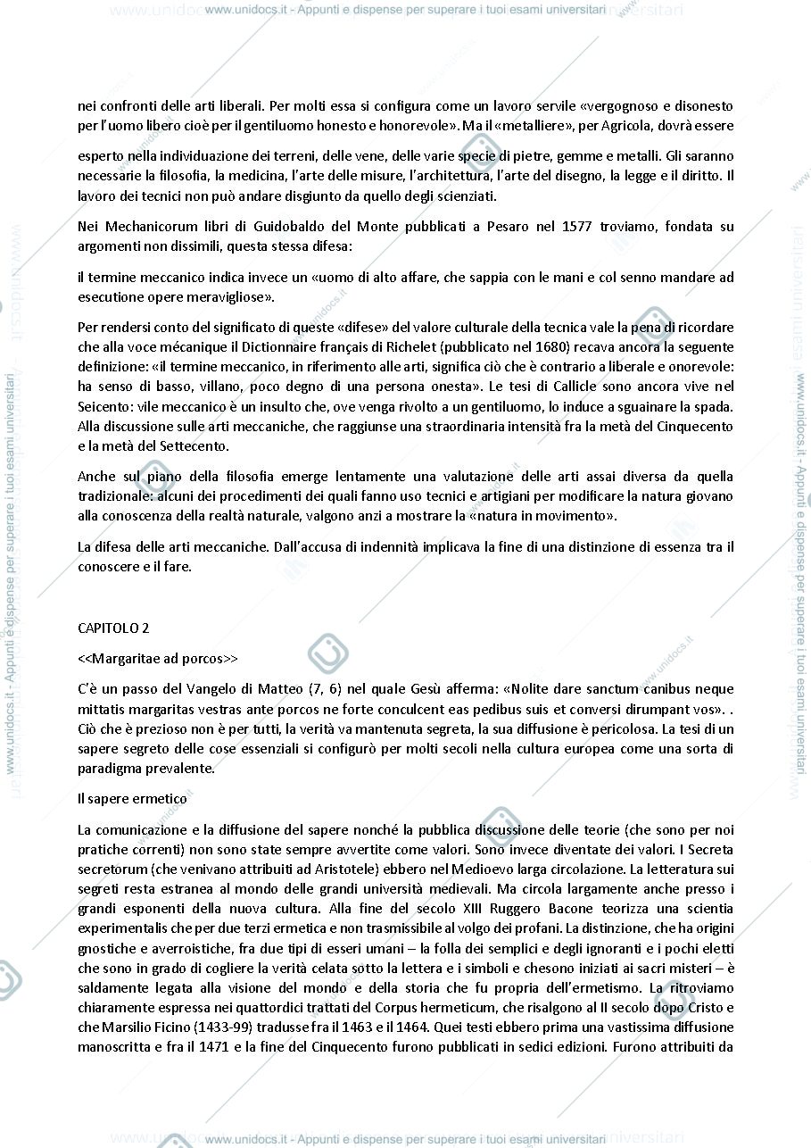 Anteprima pagina 4 — Riassunto manuale La nascita della scienza moderna in Europa. Non completo