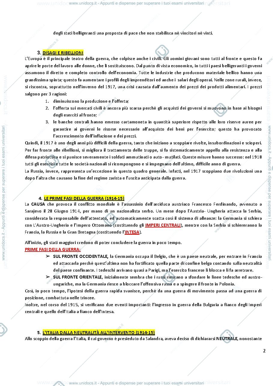 Anteprima pagina 2 — Banti, L'età contemporanea dalla grande guerra ad oggi. Cinzia Venturoli