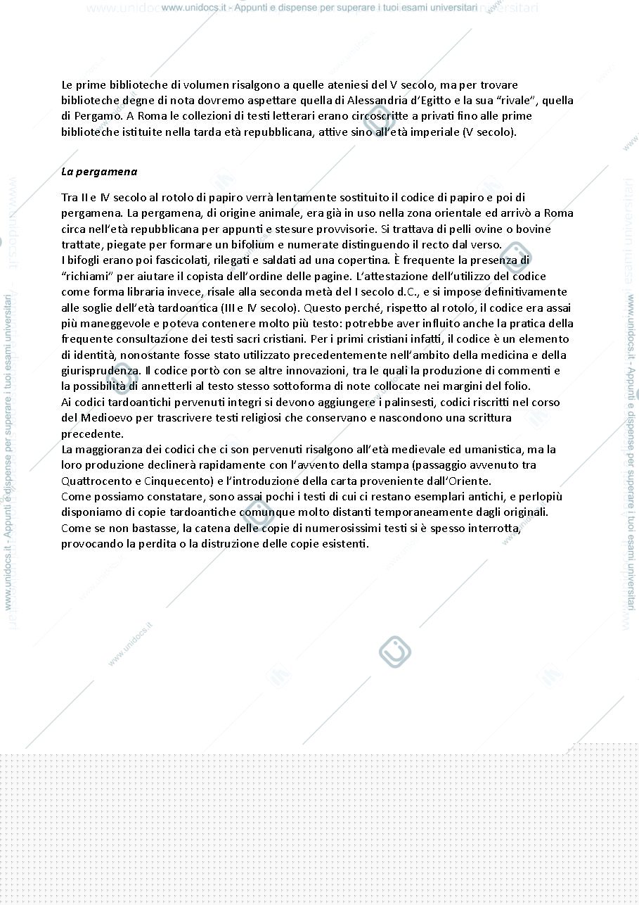 Anteprima pagina 3 — Storia della tradizione classica