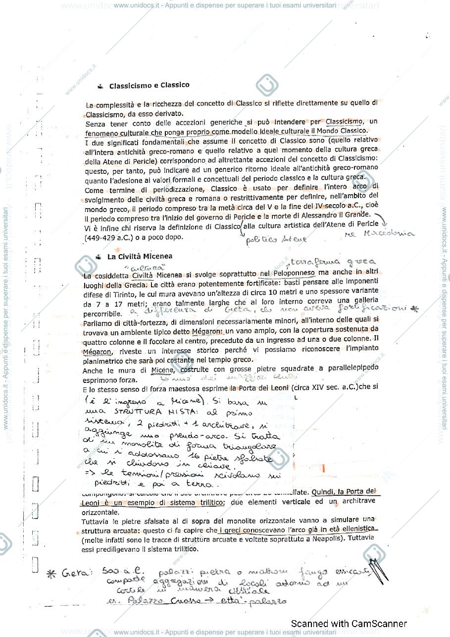 Anteprima pagina 1 — Appunti di Storia dell'architettura 1 (+ Napoli)