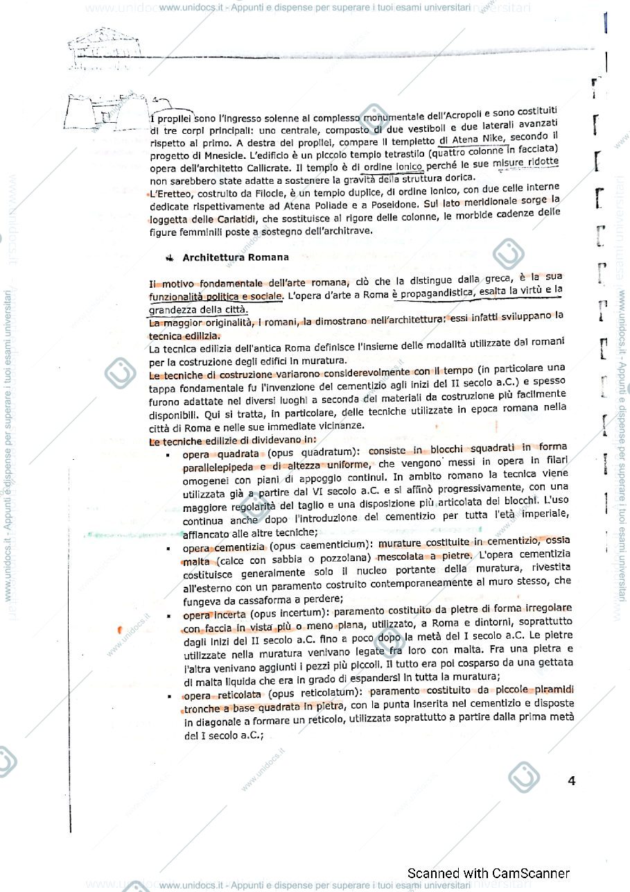 Anteprima pagina 4 — Appunti di Storia dell'architettura 1 (+ Napoli)
