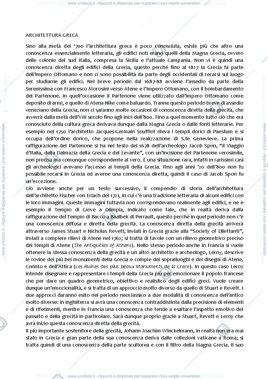 Anteprima pagina 2 — Appunti di storia dell'architettura 1, prof. Damiano Cosimo Iacobone