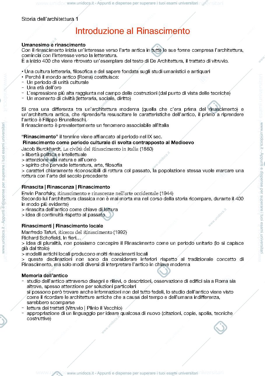 Anteprima pagina 1 — Introduzione al rinascimento 