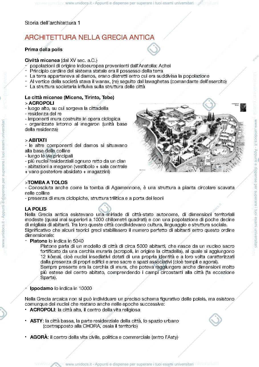Anteprima pagina 1 — L’architettura classica 