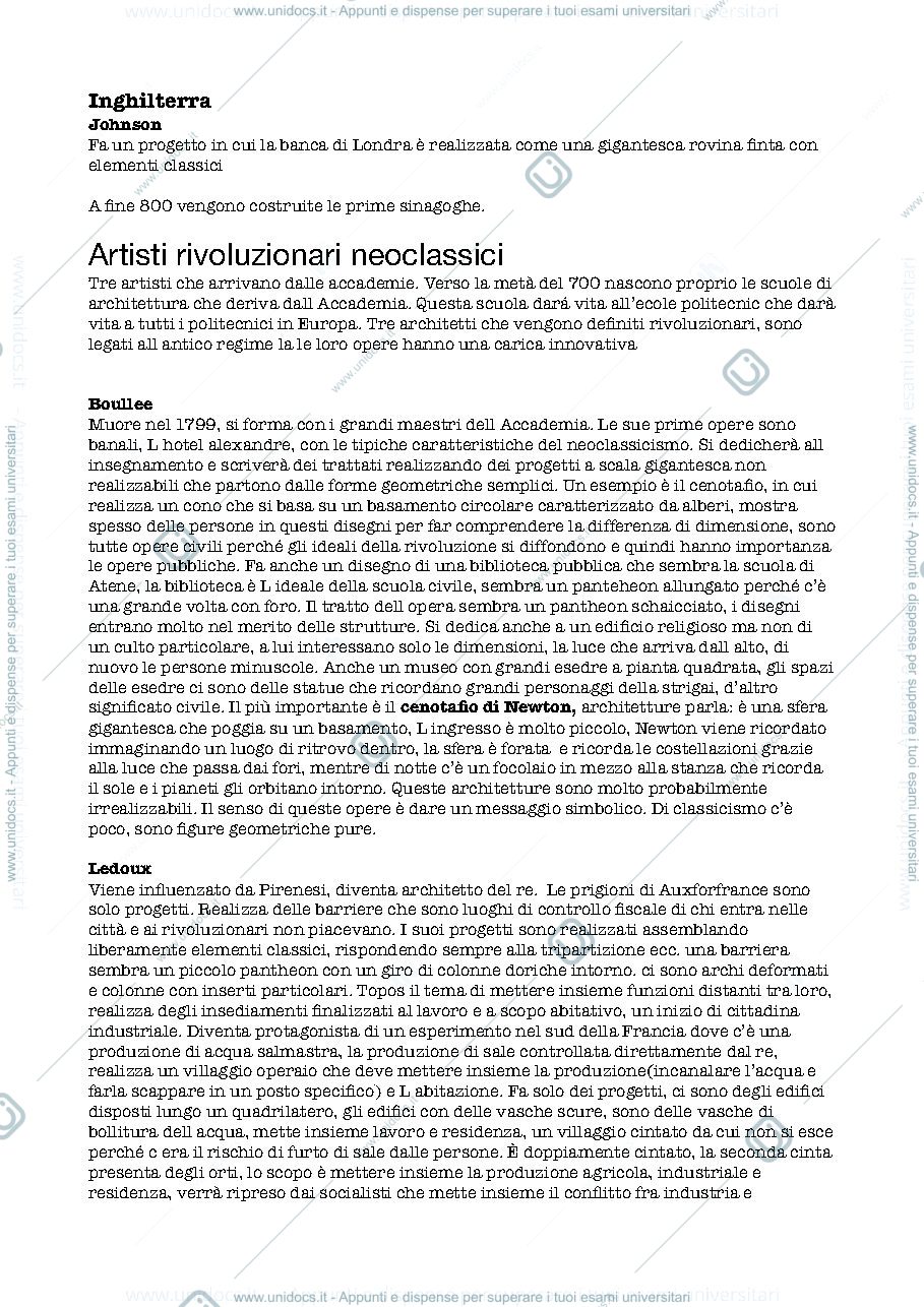 Anteprima pagina 4 — Storia dell'Architettura contemporanea (G.Montanari)