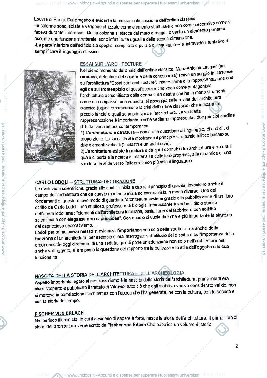 Anteprima pagina 2 — Appunti storia dell’architettura contemporanea 