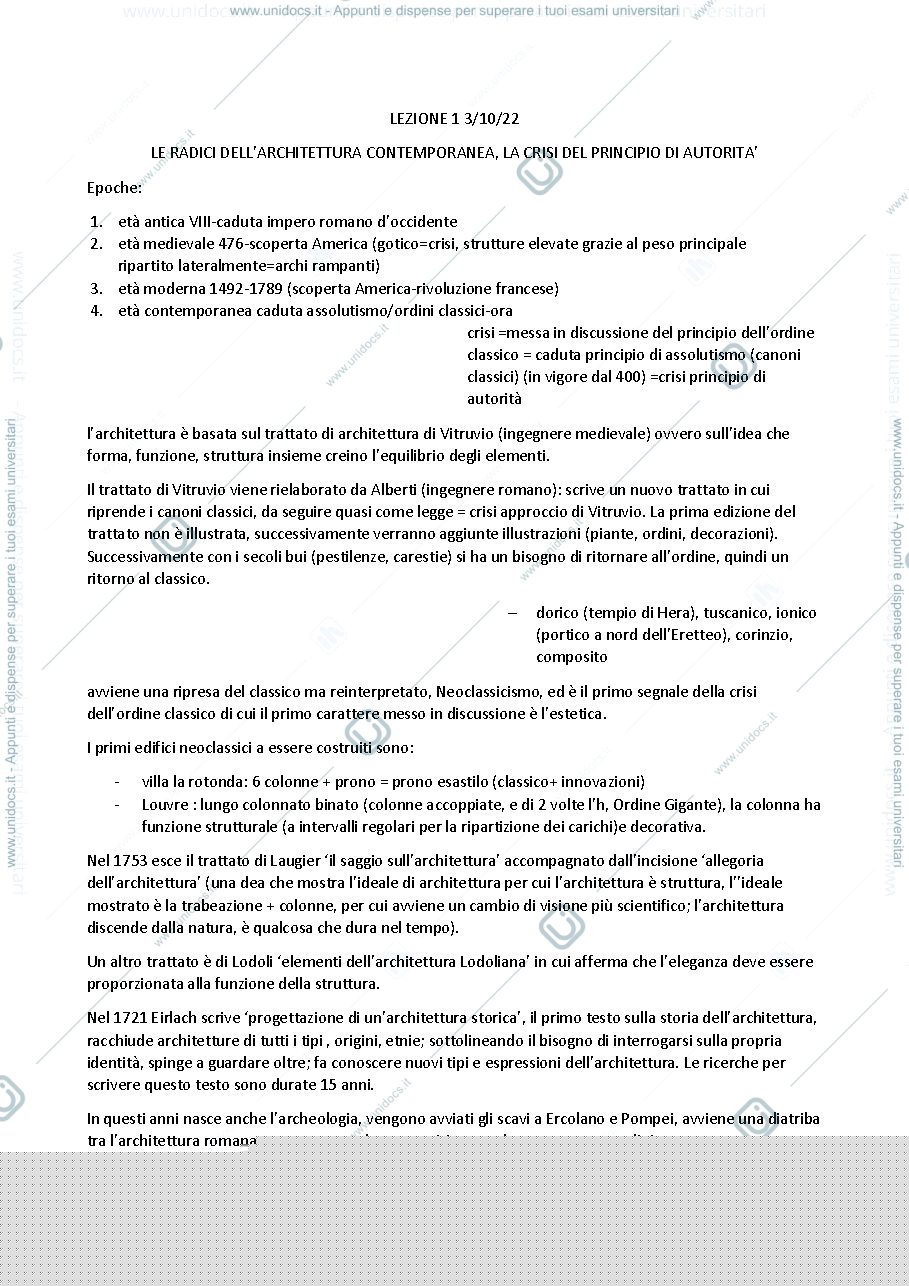 Anteprima pagina 1 — lezione 1