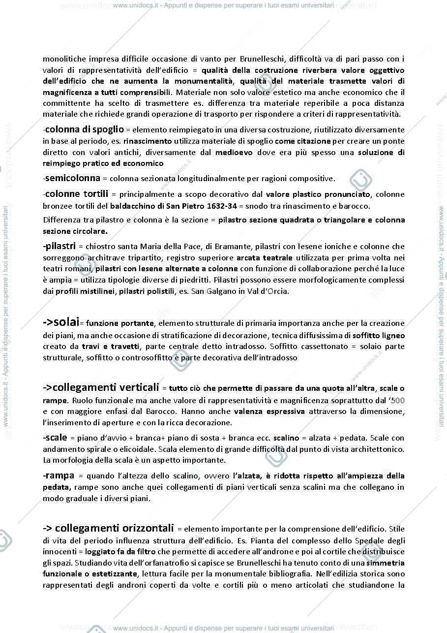 Anteprima pagina 2 — riassunto storia dell'architettura