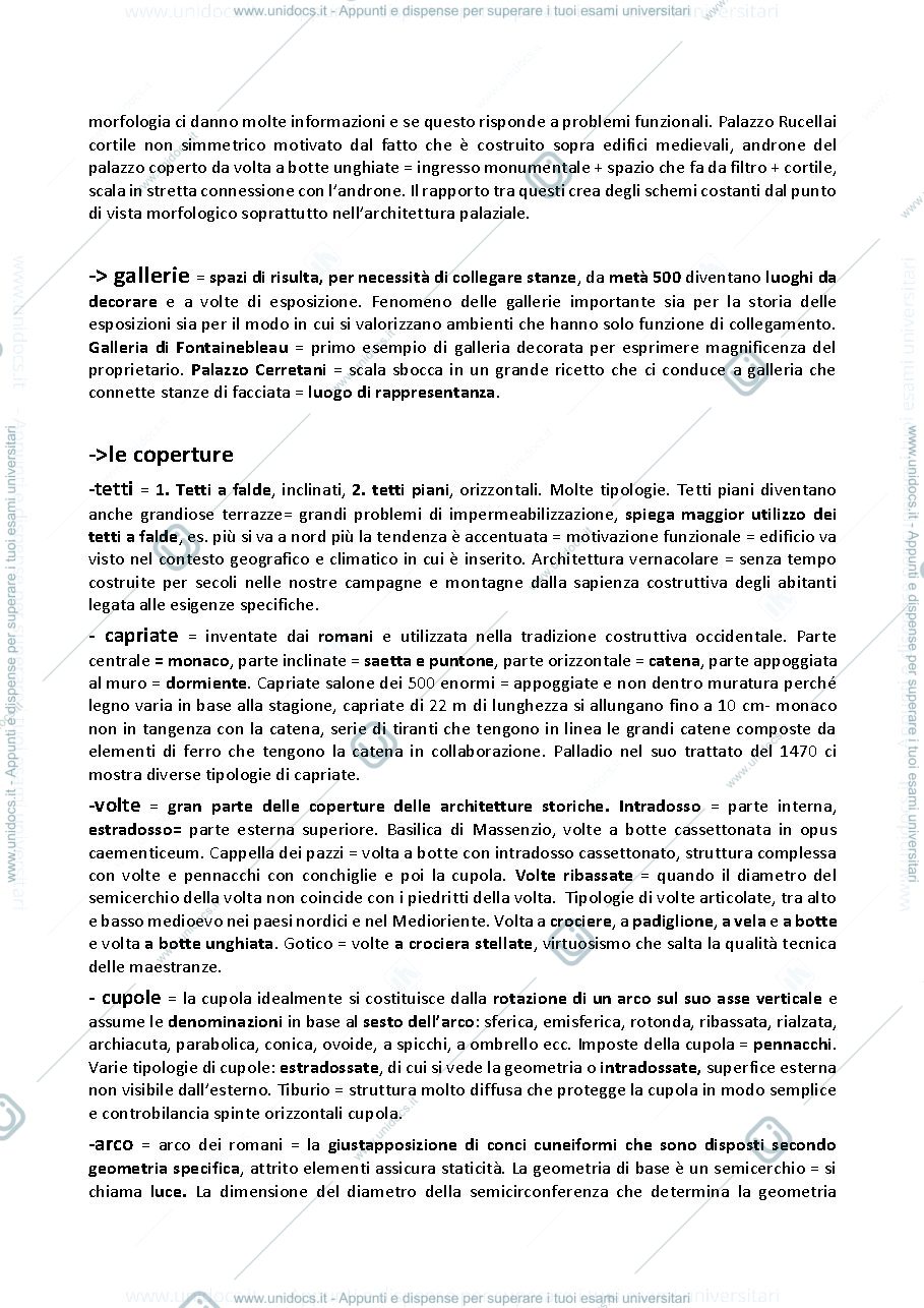 Anteprima pagina 3 — riassunto storia dell'architettura