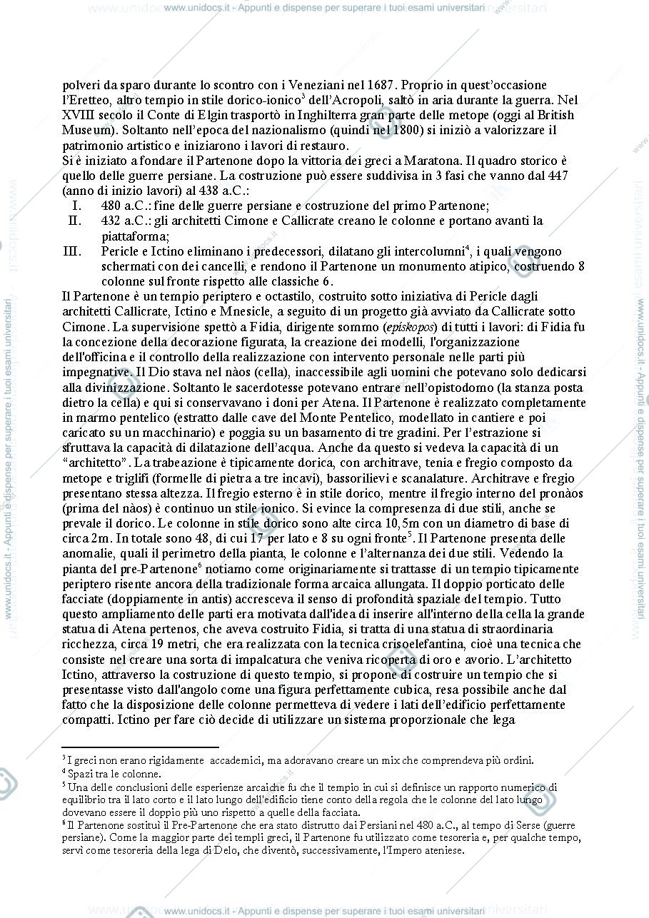 Anteprima pagina 2 — Appunti Storia dell'architettura I