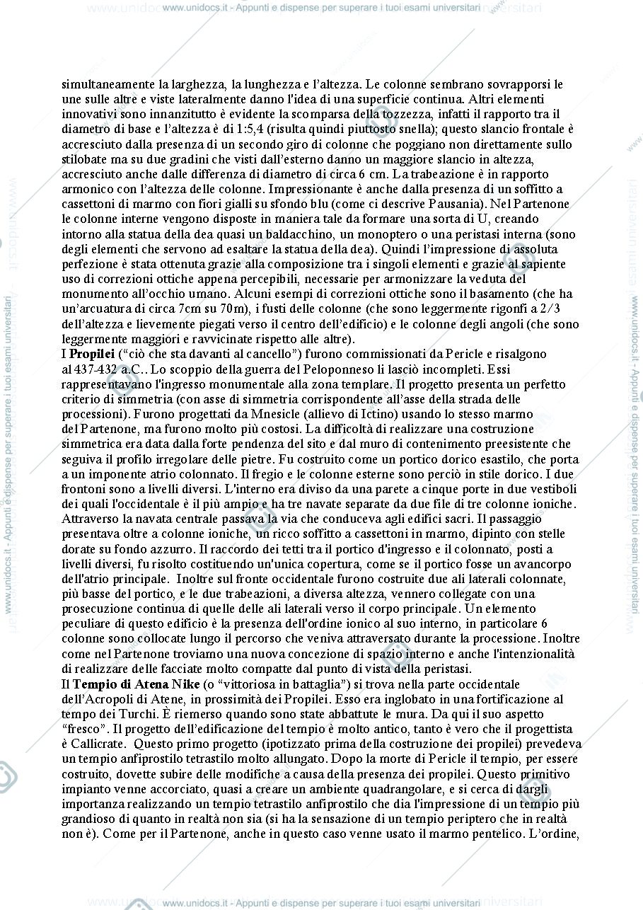Anteprima pagina 3 — Appunti Storia dell'architettura I