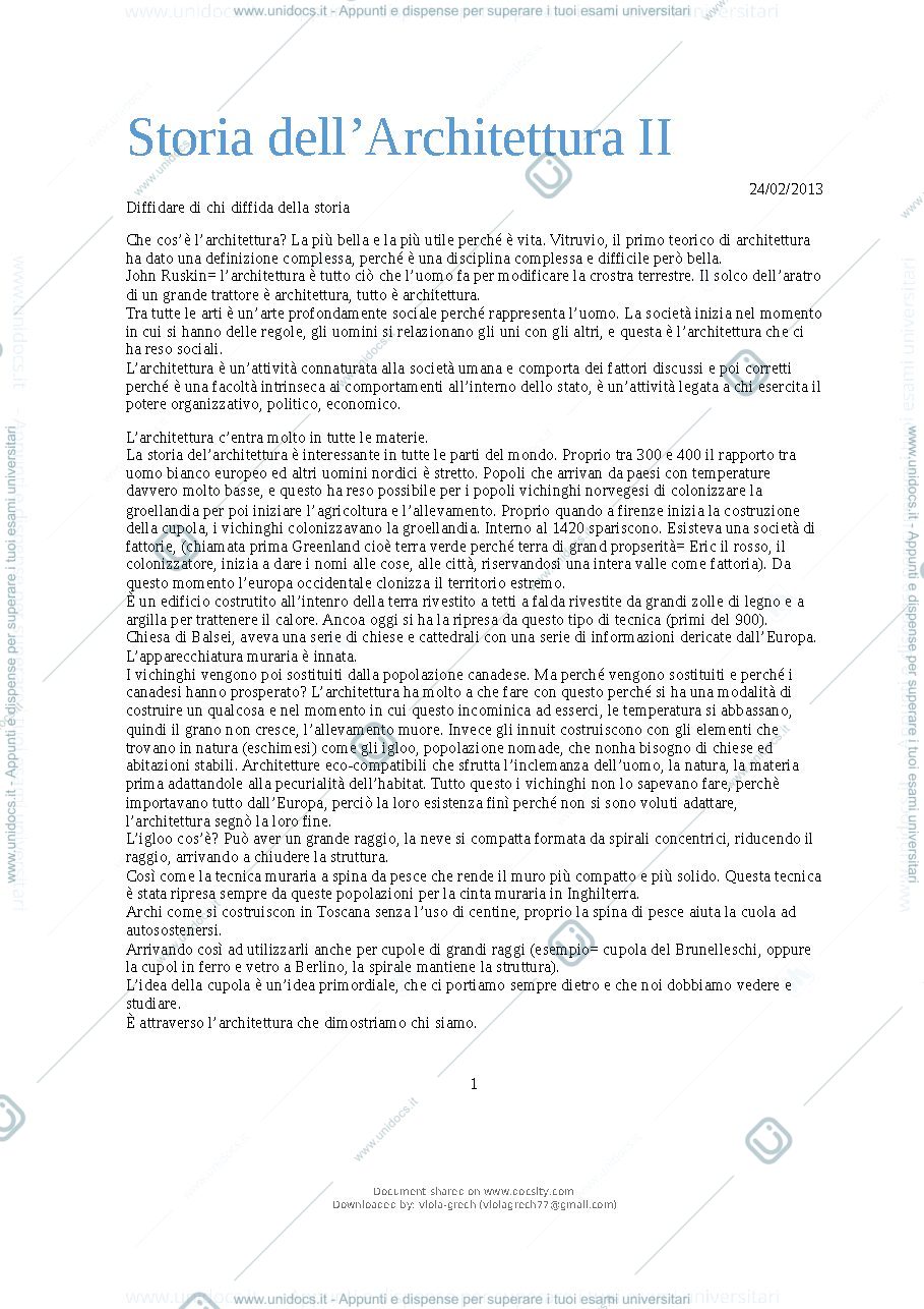Anteprima pagina 1 — Appunti per esame