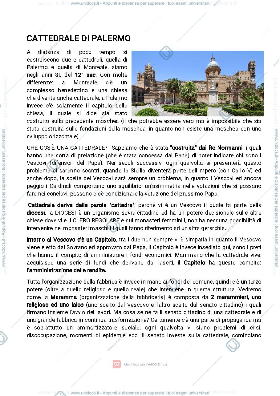 Anteprima pagina 1 — Cattedrale di Palermo 