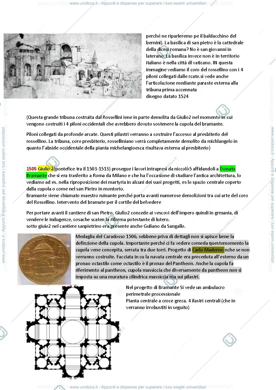 Anteprima pagina 2 — Lezione 1 La basilica di San Pietro