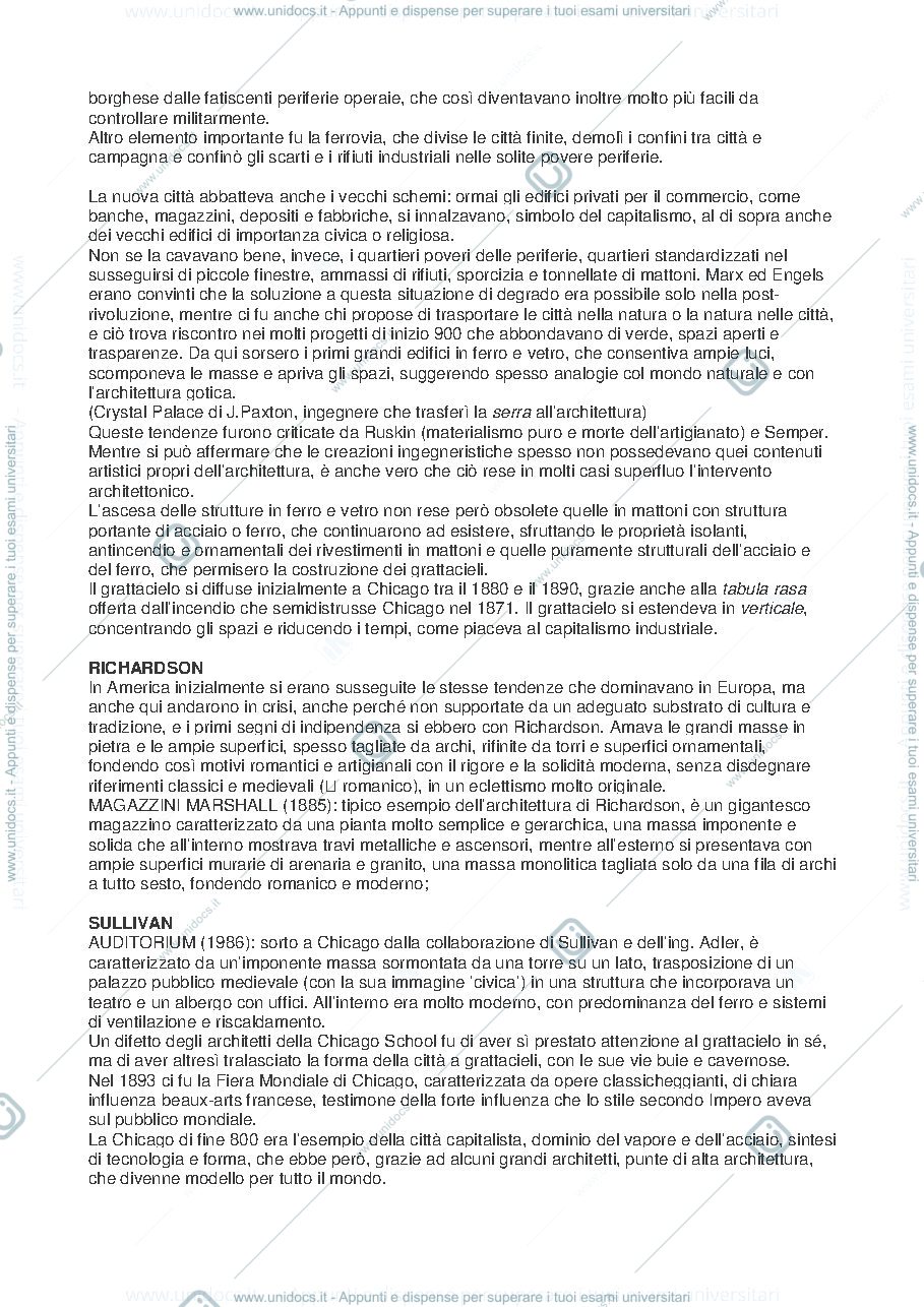 Anteprima pagina 3 — storia della architettura moderna e contemporanea