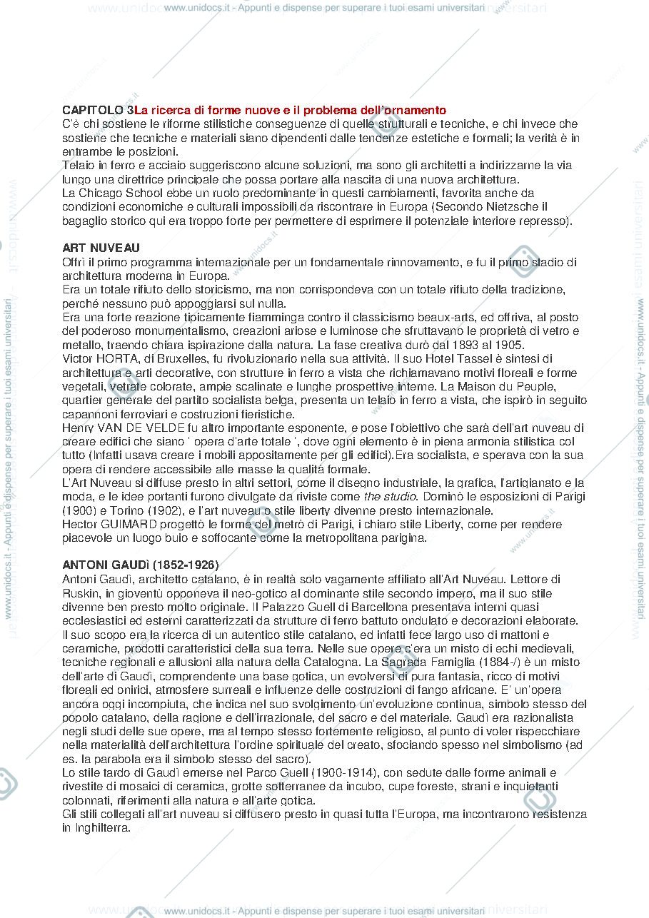 Anteprima pagina 4 — storia della architettura moderna e contemporanea