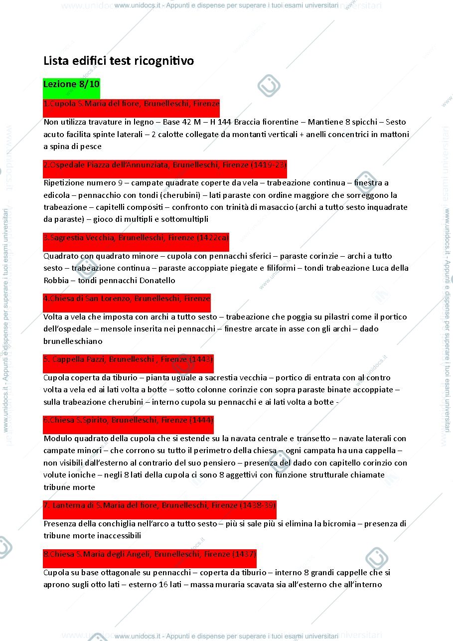 Anteprima pagina 1 — riassunti degli argomenti trattai