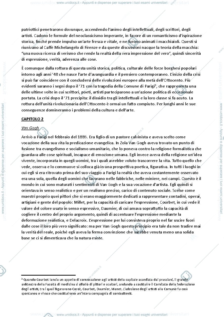 Anteprima pagina 2 — LE AVANGUARDIE ARTISTICHE DEL NOVECENTO