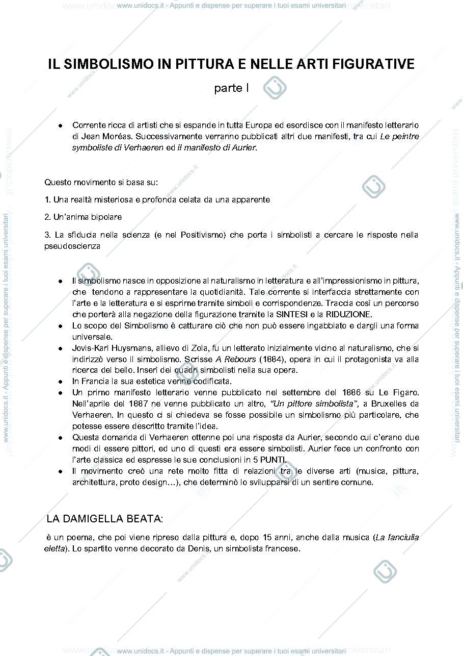 Anteprima pagina 1 — seminario storia dell'arte contemporanea