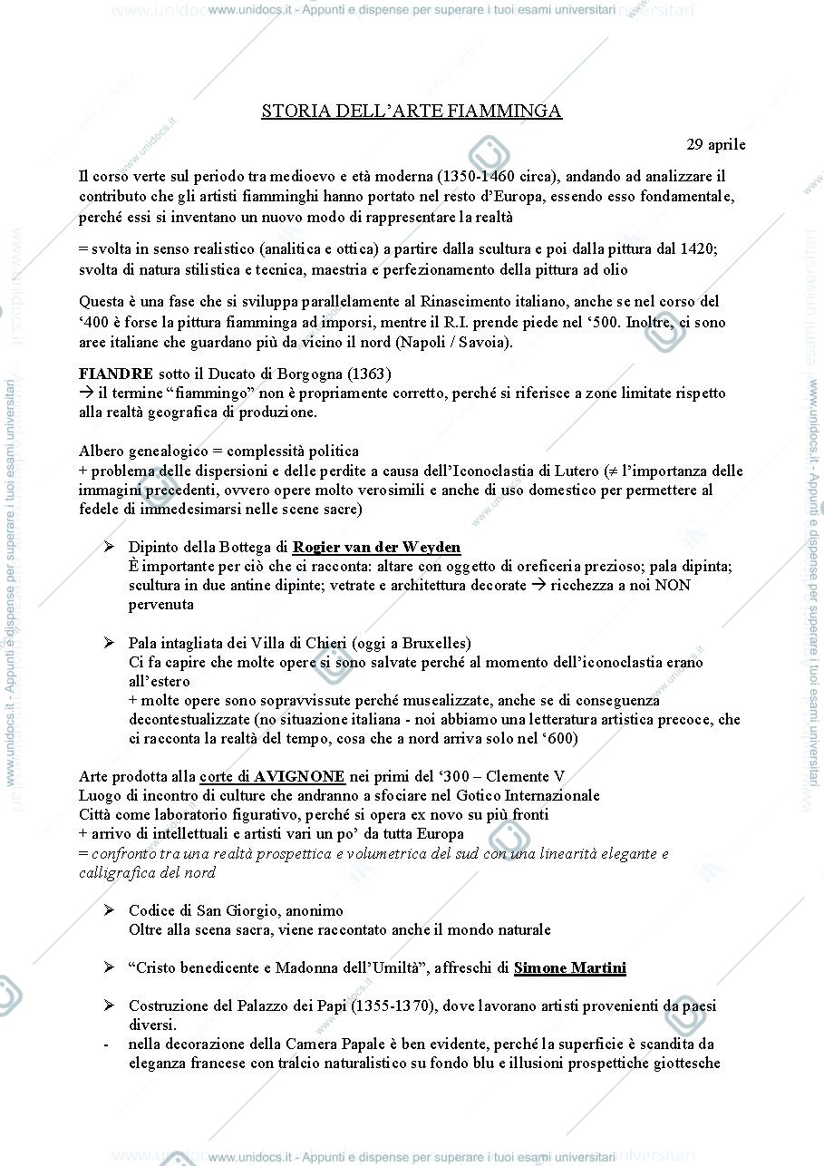 Anteprima pagina 1 — Fiamminga