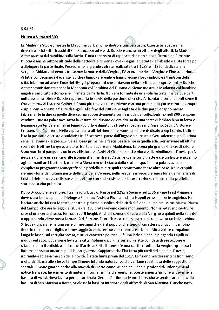 Anteprima pagina 1 — STORIA DELL'ARTE MEDIEVALE