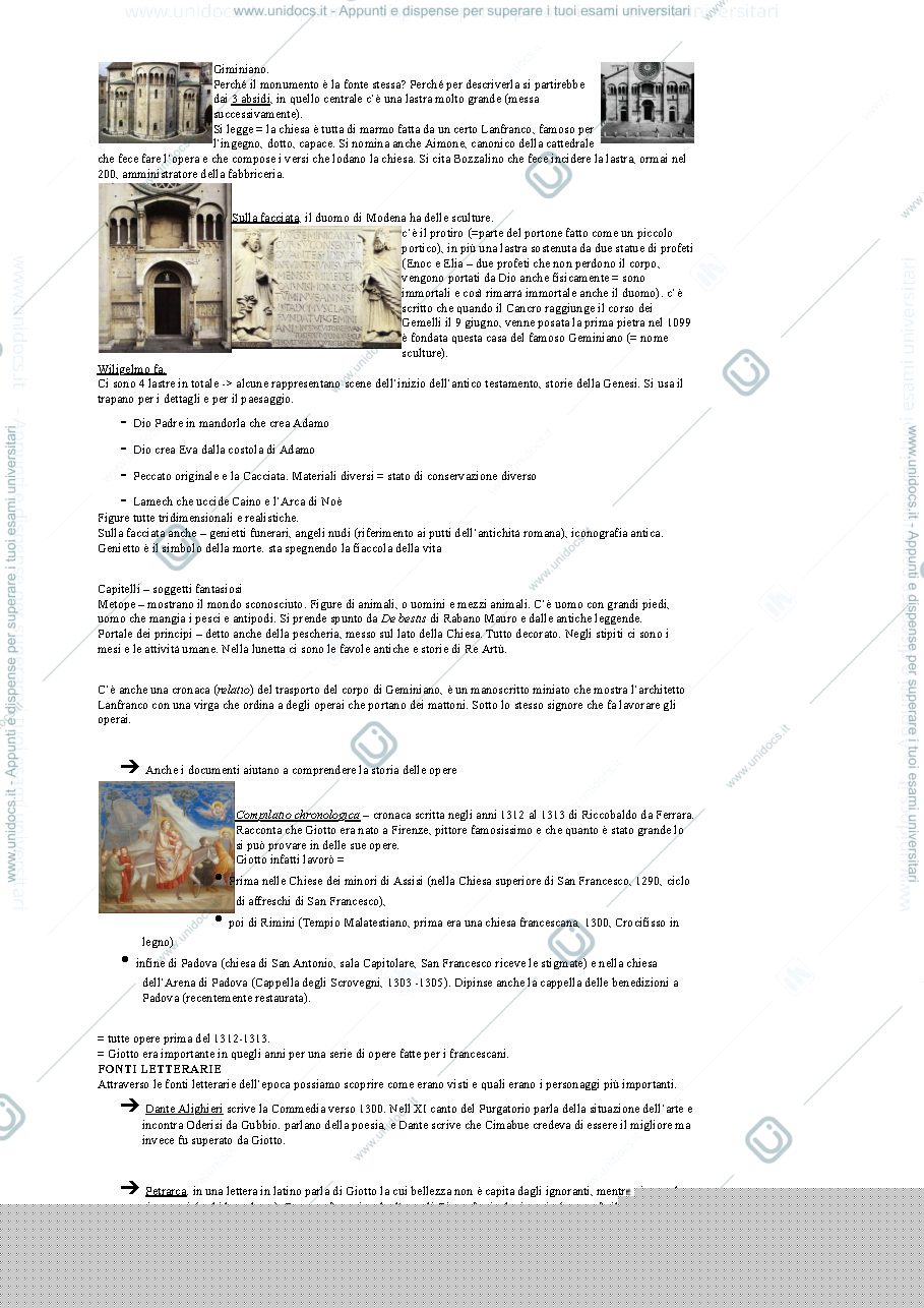 Anteprima pagina 4 — storia arte medievale 