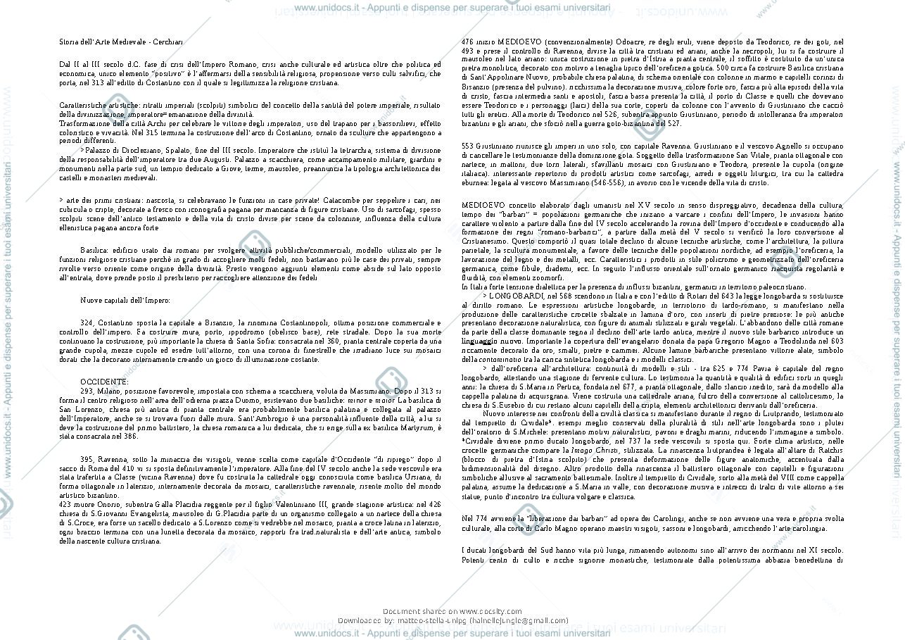 Anteprima pagina 2 — Da Docsity: "De vecchi-Cerchiari, Arte nel tempo/ Medioevo".