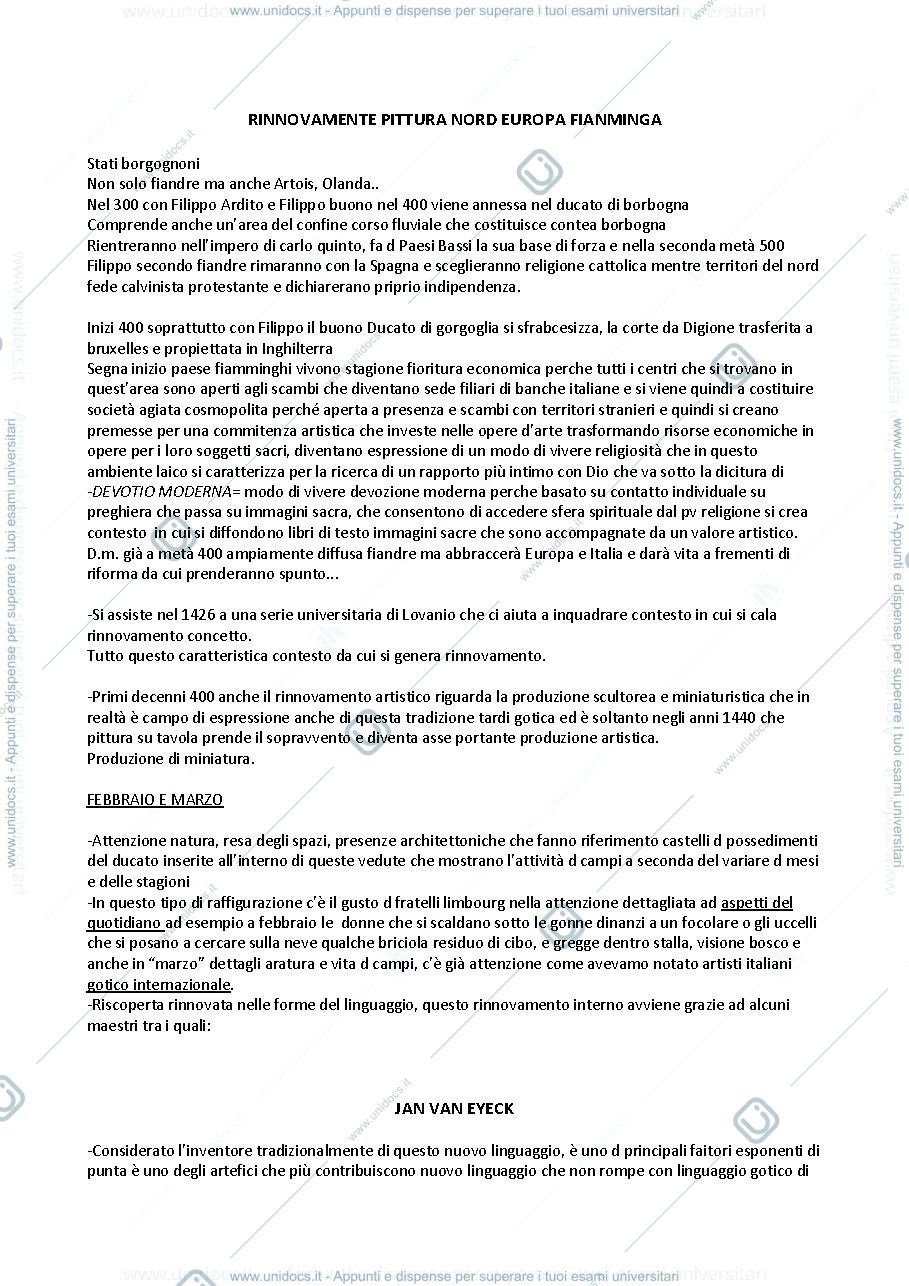 Anteprima pagina 1 — PITTURA FIAMMINGA