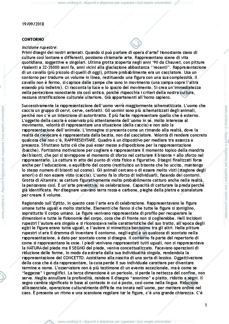 Anteprima pagina 1 — STORIA DELL'ARTE