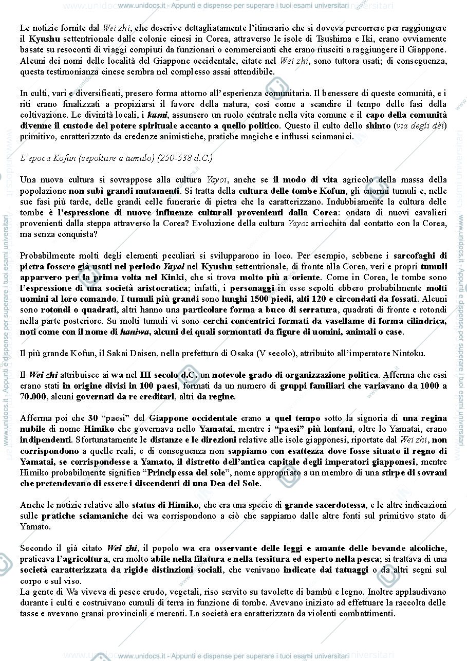 Anteprima pagina 4 — Storia del Giappone