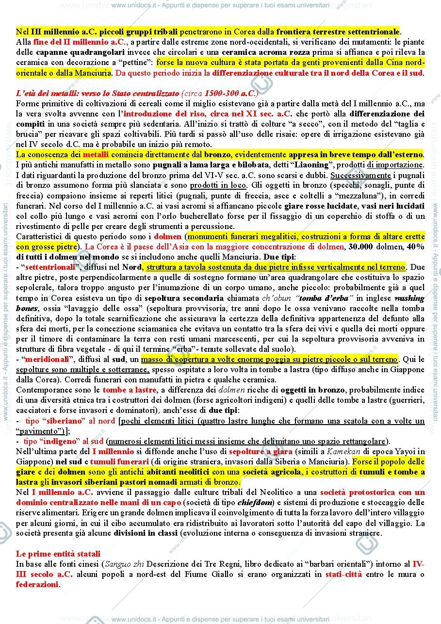 Anteprima pagina 2 — Storia della Corea
