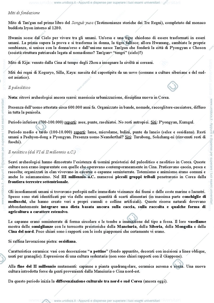 Anteprima pagina 2 — Storia della Corea