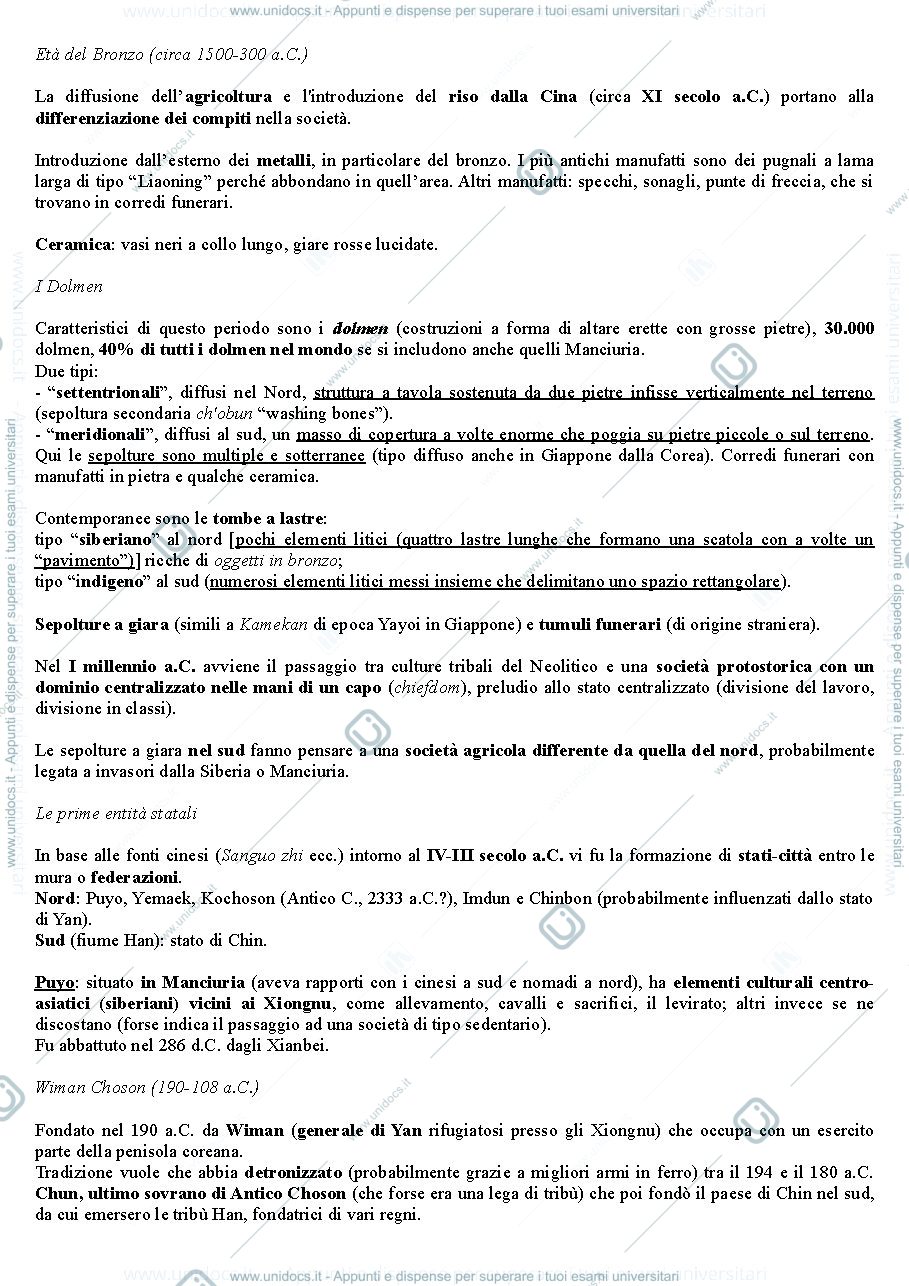 Anteprima pagina 3 — Storia della Corea