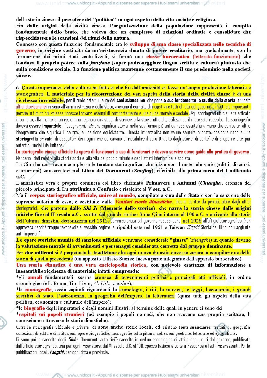 Anteprima pagina 4 — Storia della Cina