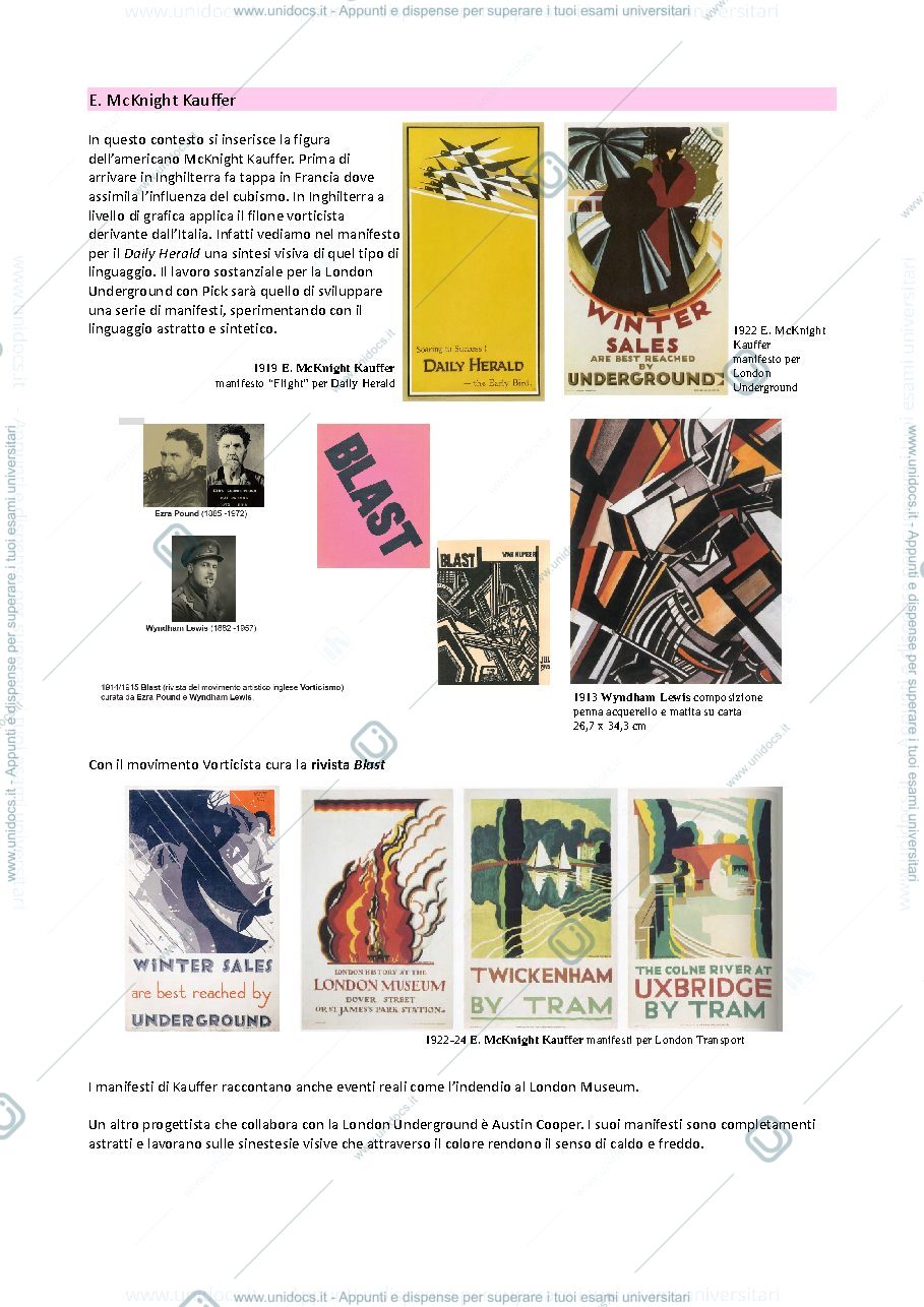 Anteprima pagina 2 — STORIA DELLE COMUNICAZIONI VISIVE Lez 5. Prof Gunetti