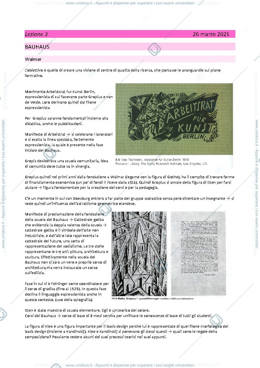Anteprima pagina 1 — STORIA DELLE COMUNICAZIONI VISIVE lez.3 Prof  Luciana Gunetti