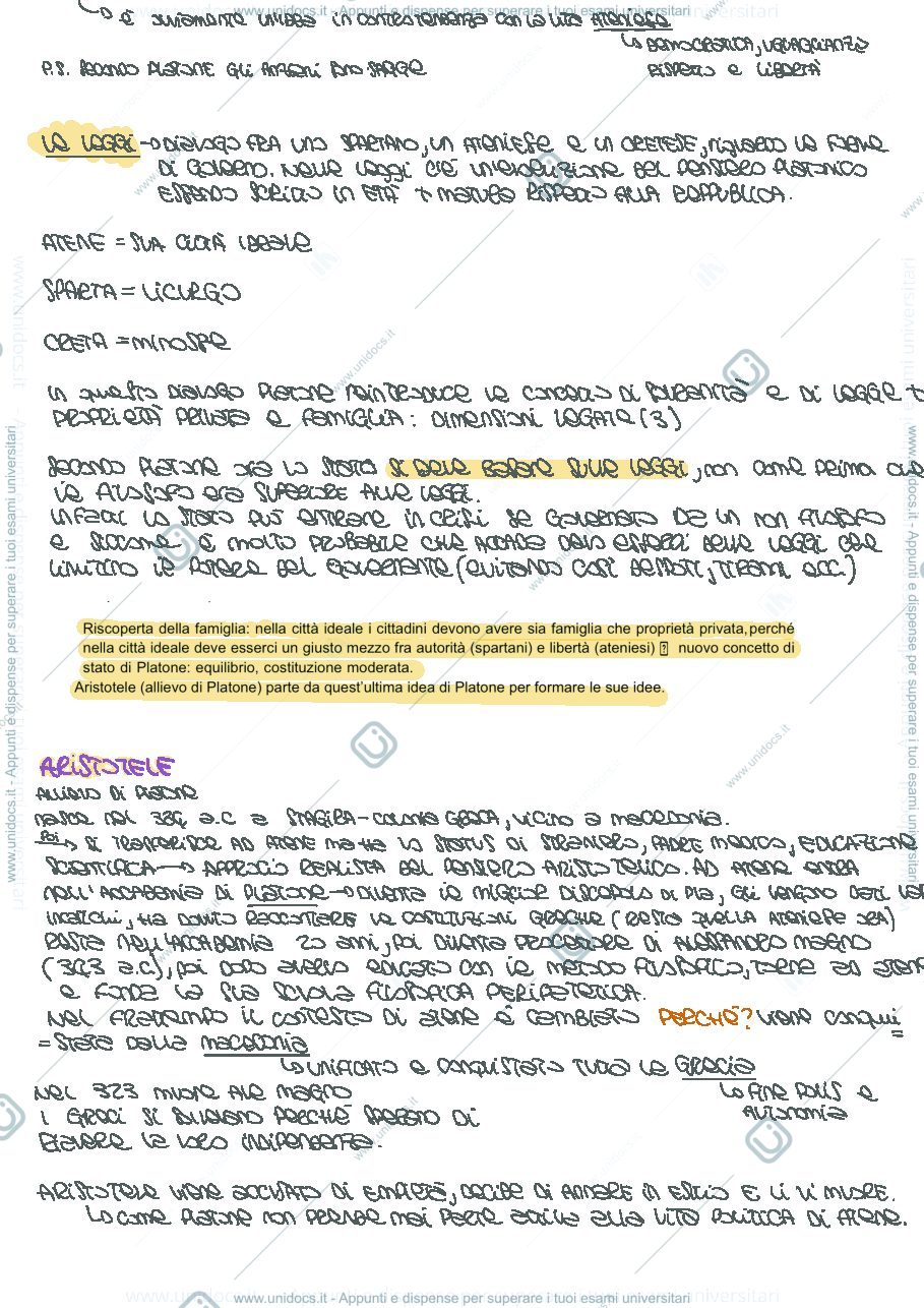 Anteprima pagina 3 — Storia delle dottrine politiche 