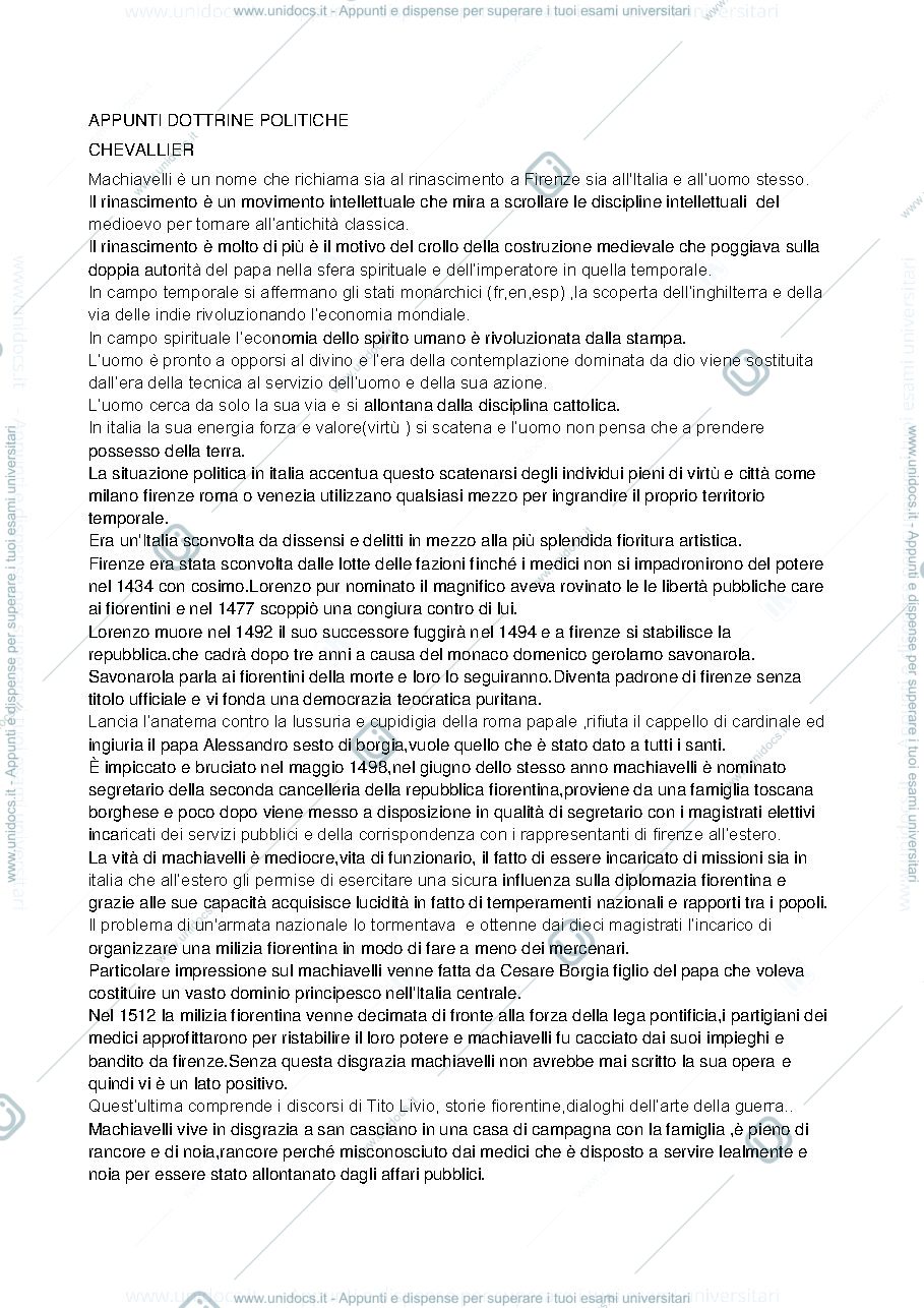 Anteprima pagina 1 — appunti dottrine