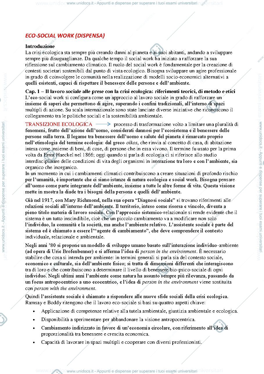 Anteprima pagina 1 — Eco social Work