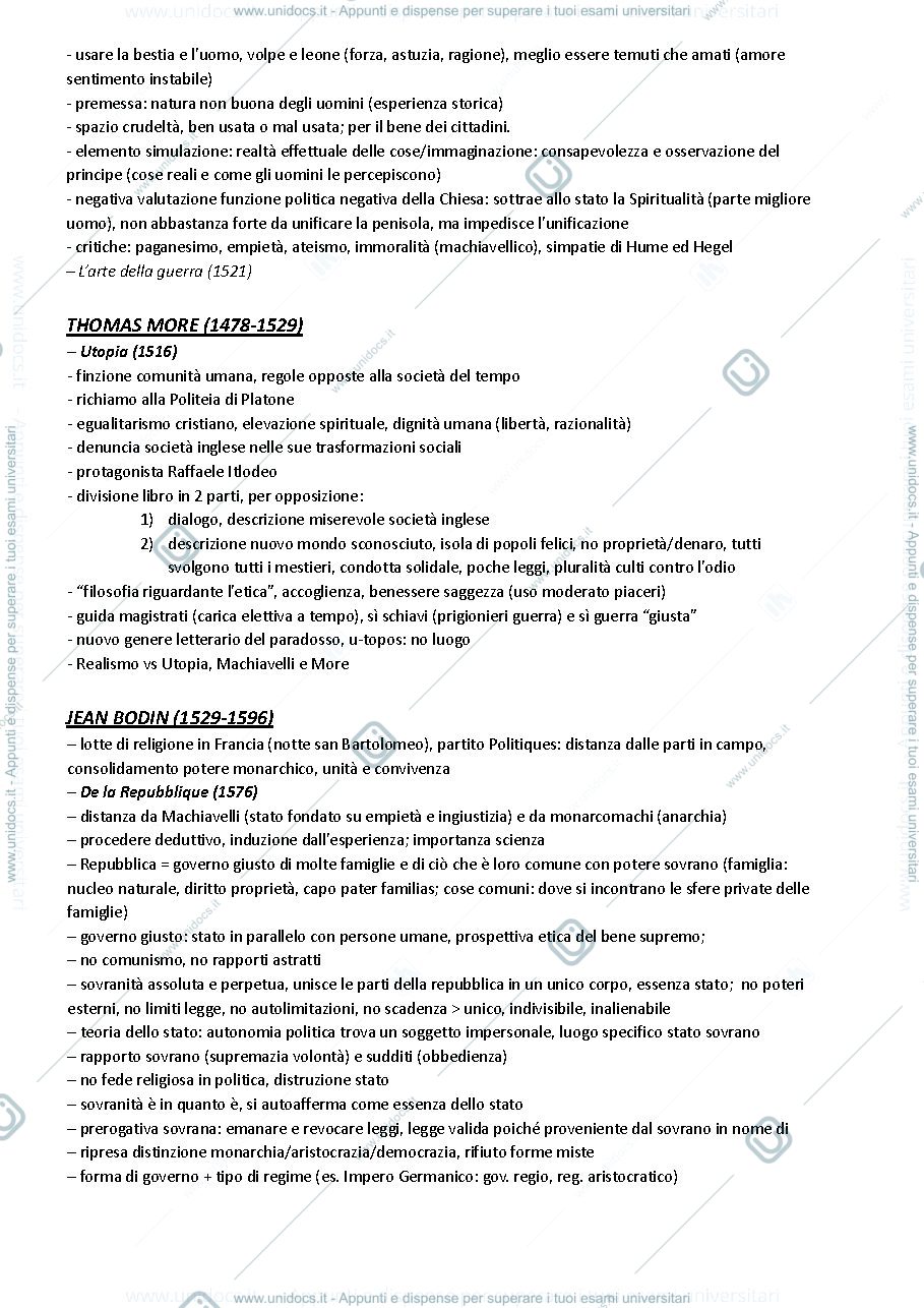 Anteprima pagina 2 — Storia delle dottrine politiche Bonaiuti