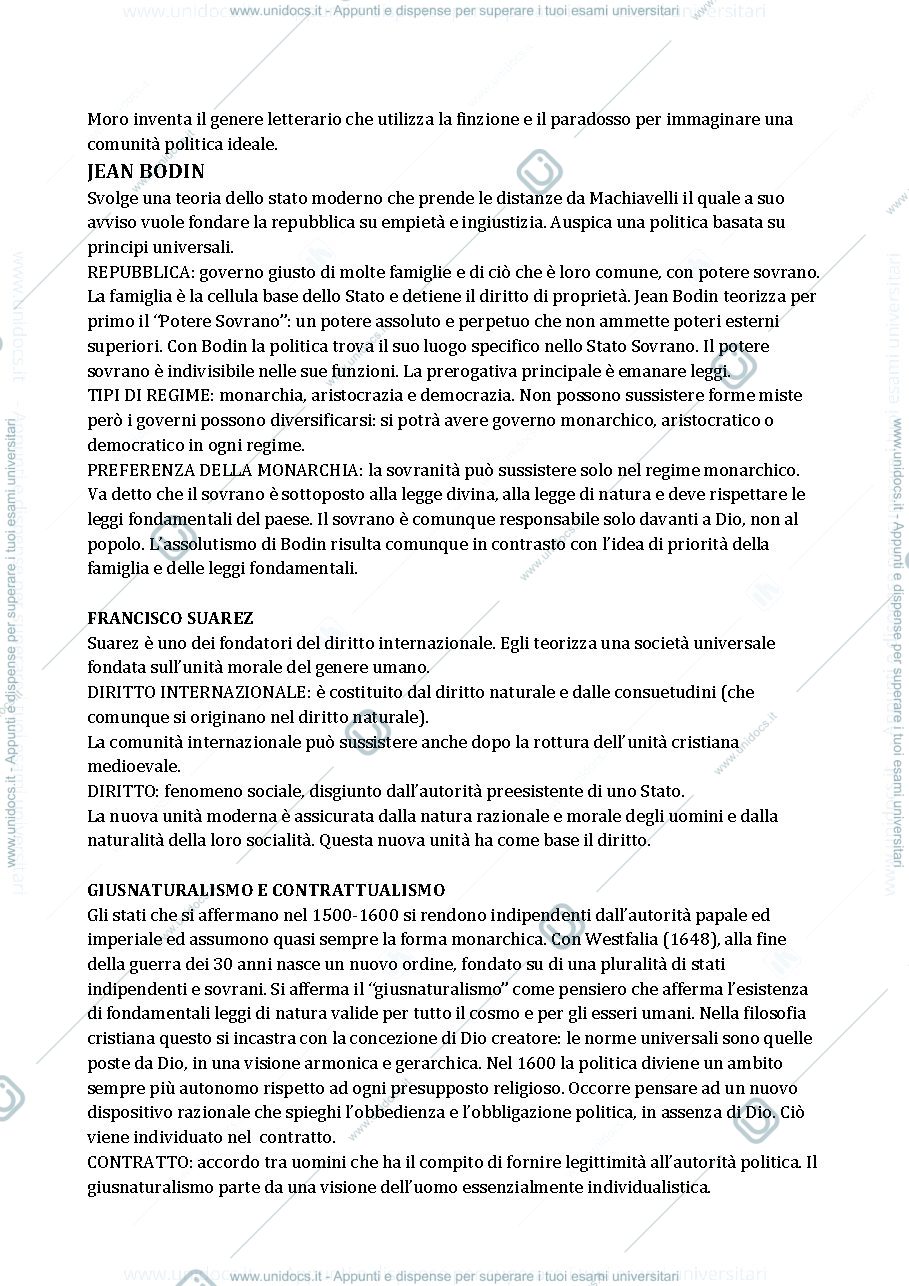 Anteprima pagina 2 — Riassunto libro "storia delle dottrine politiche" Bonaiuti, Collina